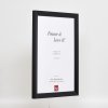 Dřevěný rám s efektem Top N černý 25x60 cm antireflexní sklo
