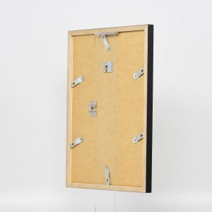 Efektní dřevěný rám profil 33 černá 25x60 cm antireflexní sklo
