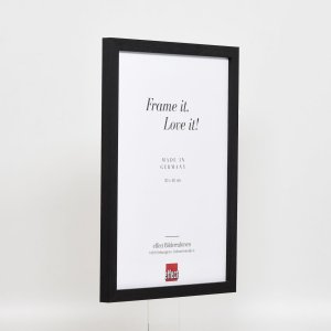 Efektní dřevěný rám profil 33 černá 25x60 cm antireflexní sklo
