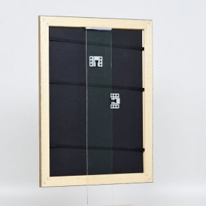 Efektní dřevěný rám profil 94 zlatý 25x60 cm antireflexní sklo