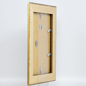 Efektní barokní obrazový rám profil 31 hnědý 25x60 cm antireflexní sklo