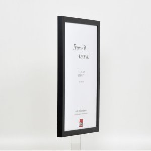 Dřevěný rám Top Cube 25x60 cm černé muzejní sklo