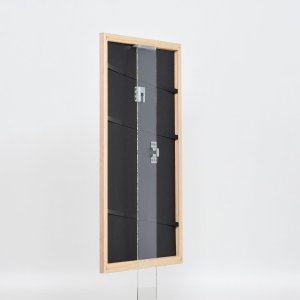 Efektní dřevěný rám profil 32 světle hnědý 25x60 cm muzejní sklo