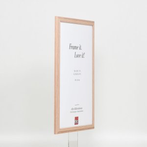 Efektní dřevěný rám profil 32 světle hnědý 25x60 cm muzejní sklo