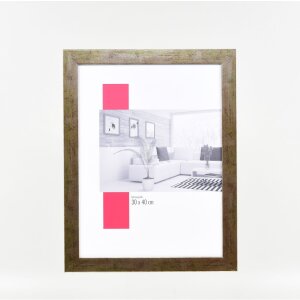 Efektní obrazový rám 2311 antická stříbrná 25x70 cm antireflexní sklo