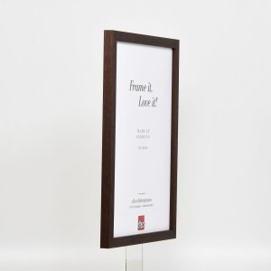 Efektní dřevěný rám profil 33 wenge 25x70 cm muzejní sklo