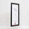 Efektní dřevěný rám Top N černý 25x80 cm normální sklo