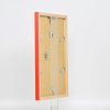 Dřevěný rám Top Cube 25x80 cm červené akrylové sklo
