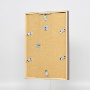 Efektní dřevěný rám profil 35 hnědý 25x80 cm normální sklo + distanční rámeček