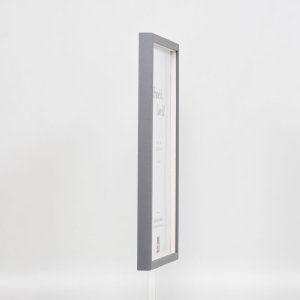 Efektní dřevěný rám profil 35 antracit 25x80 cm normální sklo + distanční rámeček