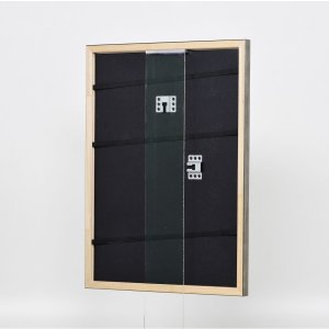 Efektní dřevěný rám profil 2070 akrylové sklo 25x80 cm stříbrný
