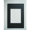 Passe-partout se zkoseným řezem - 20x30 cm - černý