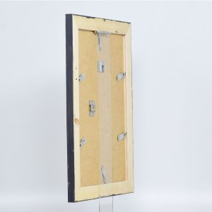 Efektní rám na obrazy z masivního dřeva 2240 černý 25x80 cm akrylové sklo