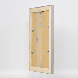 Efektní rám na obrazy z masivního dřeva 2240 šedý 25x80 cm akrylové sklo