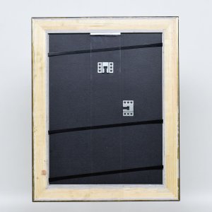 Efektní dřevěný rám profil 95 černý 25x80 cm normální sklo