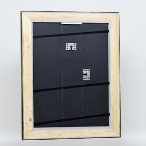 Efektní dřevěný rám profil 95 černý 25x80 cm normální sklo