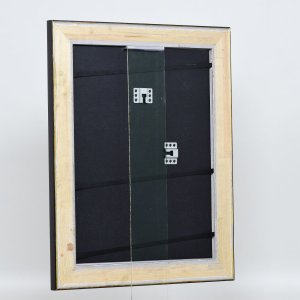 Efektní dřevěný rám profil 95 černý 25x80 cm normální sklo