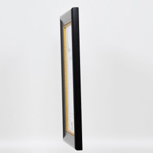 Efektní dřevěný rám profil 95 černý 25x80 cm normální sklo