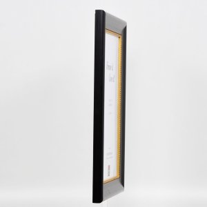 Efektní dřevěný rám profil 95 černý 25x80 cm normální sklo
