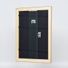 Efekt dřevěný barokní rám profil 37 antické stříbro 25x80 cm muzejní sklo