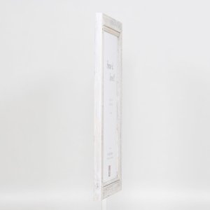 Efektní rám na obrazy z masivního dřeva 2240 bílý 25x80 cm muzejní sklo