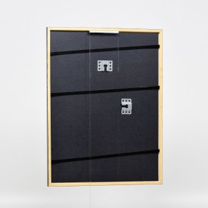 Efektní dřevěný rám profil 23 světle hnědý 27x48 cm antireflexní sklo
