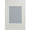 Walther passe-partout se zkoseným řezem - 15x20 cm (10x15 cm) - krémový