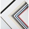 Walther passe-partout se zkoseným řezem - 15x20 cm (10x15 cm) - krémový