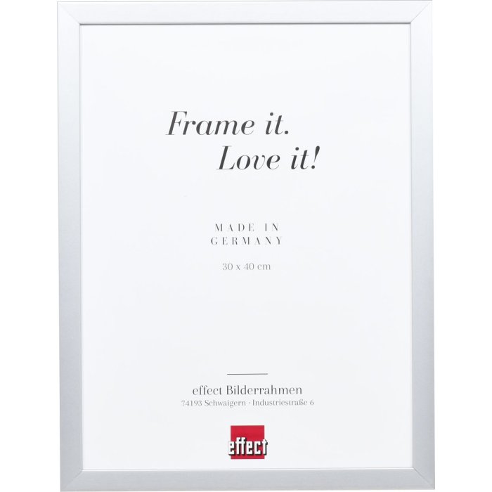Dřevěný rám Top Cube 27x48 cm stříbrné antireflexní sklo