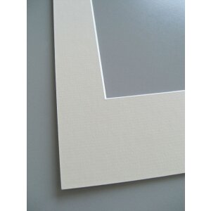 Zkosená pasparta 20x30 krémová