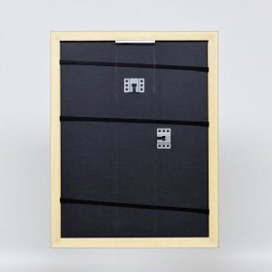 Efektní dřevěný rám profil 21 modrý 28x35 cm antireflexní sklo