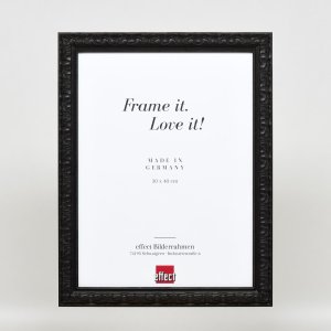 Efektní dřevěný rám profil 94 černý 28x35 cm antireflexní sklo
