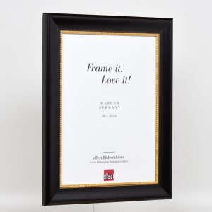 Efektní dřevěný rám profil 95 černý 28x35 cm antireflexní sklo