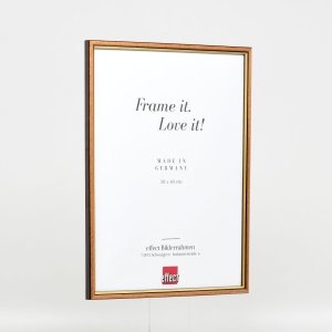 Efektní dřevěný rám profil 23 světle hnědý 29,7x42 cm antireflexní sklo