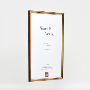 Efektní dřevěný rám profil 23 světle hnědý 29,7x42 cm antireflexní sklo