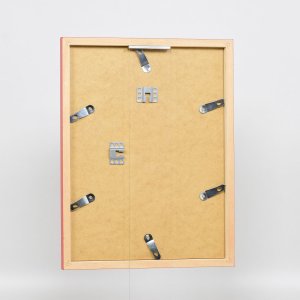 Dřevěný rám Top Cube 29,7x42 cm červené antireflexní sklo