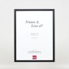 Efektní dřevěný rám profil 35 černý 29,7x42 cm antireflexní sklo