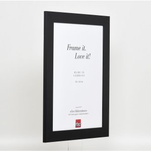 Efektní rám z masivního dřeva profil 30 černý 30x30 cm čiré sklo