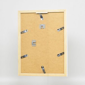 Dřevěný rám s efektem Top N bílé antireflexní sklo 30x30 cm