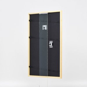 Efektní rám z masivního dřeva profil 20 přírodní 30x30 cm muzejní sklo