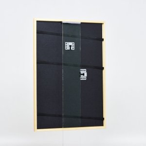 Efektní rám z masivního dřeva profil 20 přírodní 30x30 cm muzejní sklo