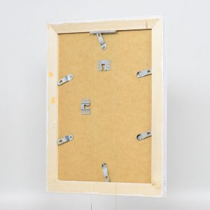 Efektní rám na obrazy z masivního dřeva 2240 bílý 30x30 cm antireflexní sklo