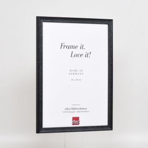 Efektní dřevěný rám profil 2070 muzejní sklo 30x30 cm černý