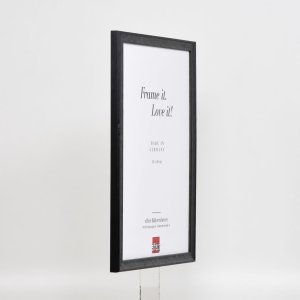 Efektní dřevěný rám profil 2070 muzejní sklo 30x30 cm černý