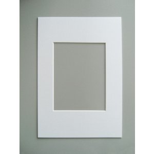 Walther bevel cut passe-partout 15x20 cm (10x15 cm) polární bílá