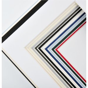 Walther bevel cut passe-partout 15x20 cm (10x15 cm) polární bílá