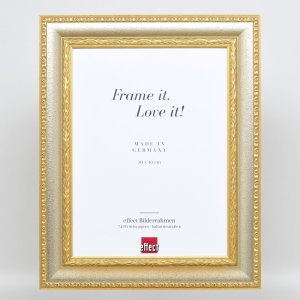 Efekt Barokní obrazový rám profil 31 stříbrný 30x40 cm antireflexní sklo