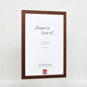 Efektní dřevěný rám profil 2210 tmavě hnědý 30,5x91,5 cm normální sklo