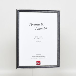 Efektní dřevěný rám profil 38 šedý 30,5x91,5 cm normální sklo