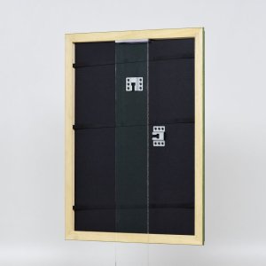 Efektní dřevěný rám profil 21 zelený 30,5x91,5 cm normální sklo